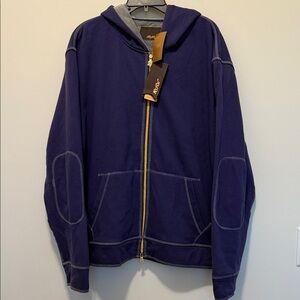RSRV Men's Purple Zip-Up Hoodie